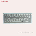 Metal Keyboard at Touch Pad